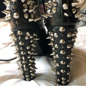 Jefferey Campbell spiked platform lita boot.